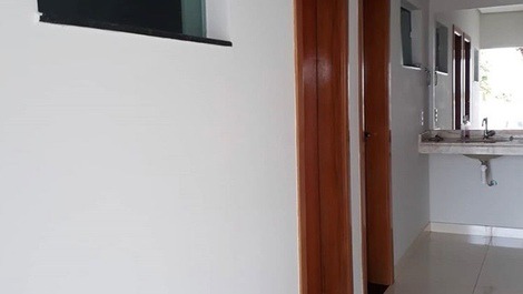 Lavabo, toalete feminino e masculino 