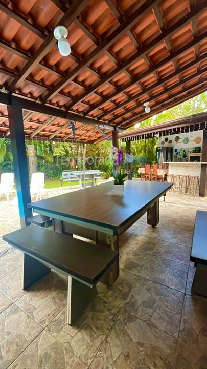 Casa para alquiler de vacaciones em Bertioga (Praia de Guaratuba)