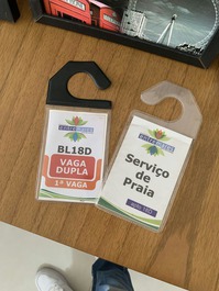 Vagas 2 carros , cartões de uso obrigatório 