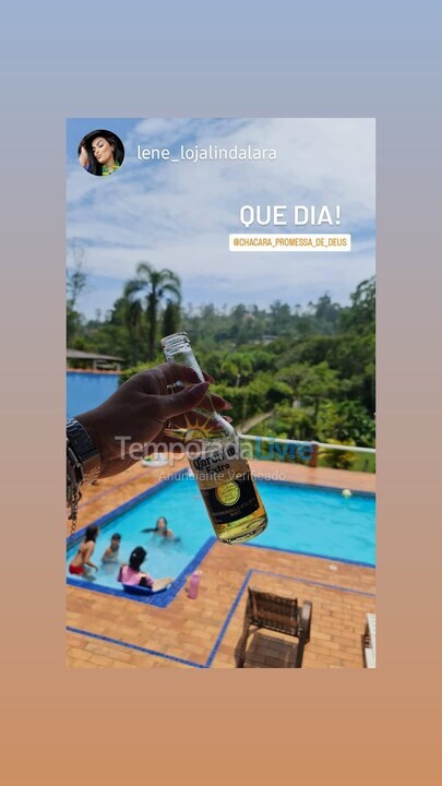 Chácara / sítio para aluguel de temporada em Suzano (Palmeiras)