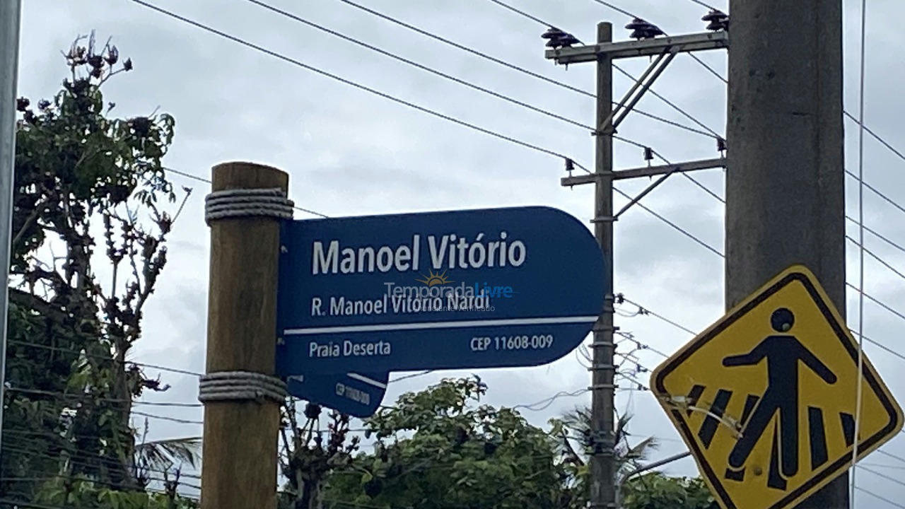 Casa para alquiler de vacaciones em São Sebastião (Praia deserta)