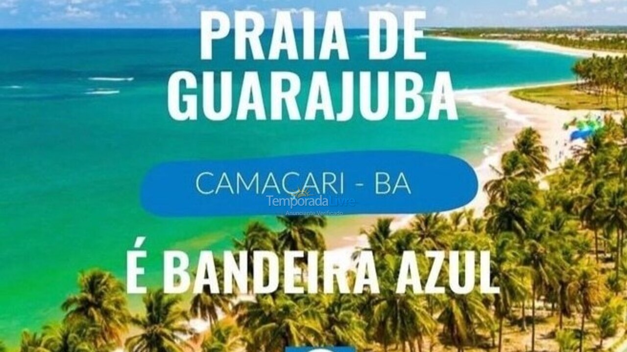 Apartamento para aluguel de temporada em Camaçari (Praia de Guarajuba)