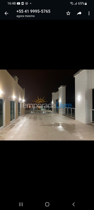 Apartamento para alquiler de vacaciones em Matinhos (Balneario Caravelas)