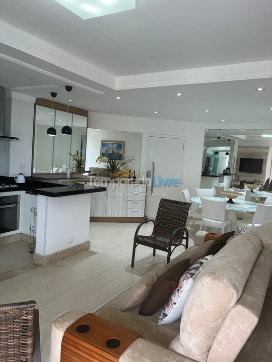 Apartamento para aluguel de temporada em Bertioga (Riviera de São Lourenço)