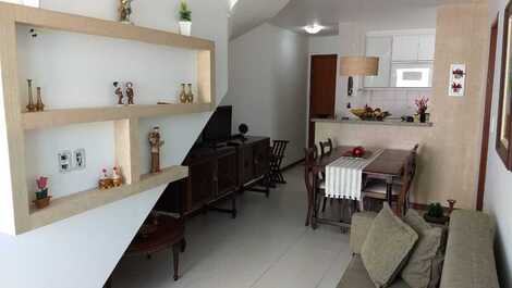 Sala de visitas, jantar  e cozinha