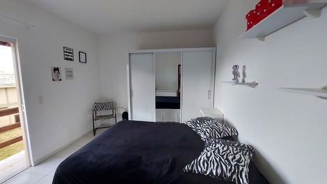 Apartamento de 1 dormitorio con vista para o mar do santinho