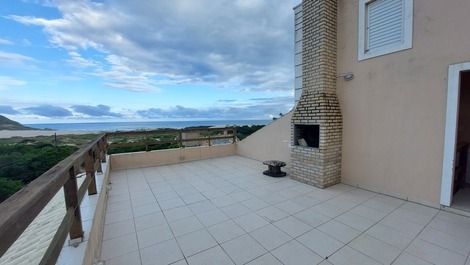 Apartamento de 1 dormitorio con vista para o mar do santinho