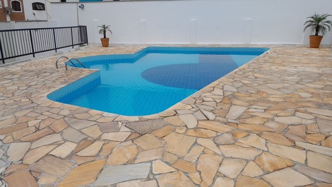 Área da piscina.