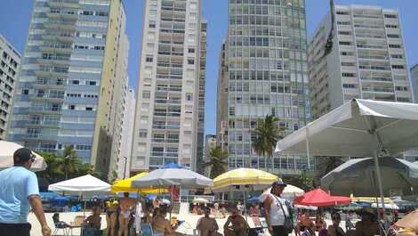 Guarujá - Frente a la playa de Pitangueiras
