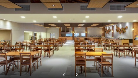 Um dos restaurantes...