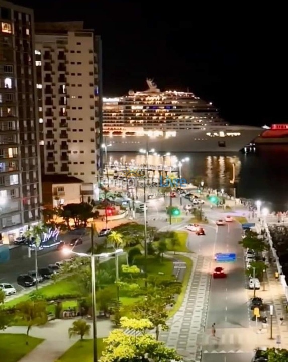 Apartment for vacation rental in Santos (Ponta da Praia)