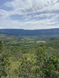 Vista do mirante de fechados