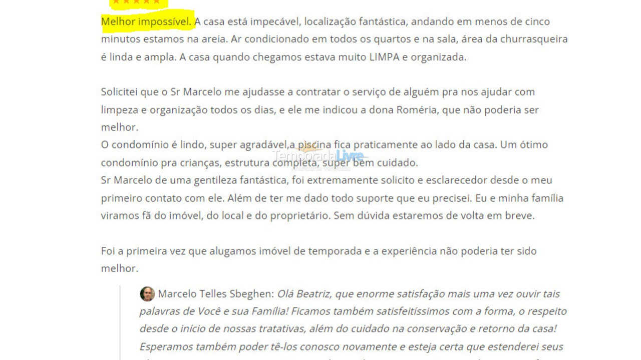 Casa para aluguel de temporada em São Sebastião (Maresias)