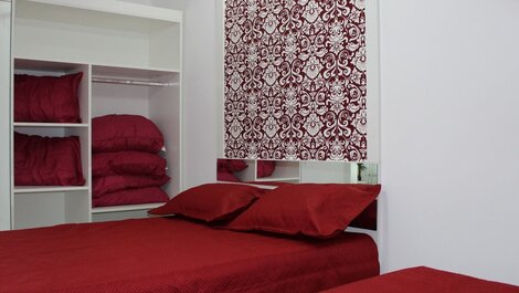 B002 - Apto Vista Mar c/ Sacada Gourmet | Piscina