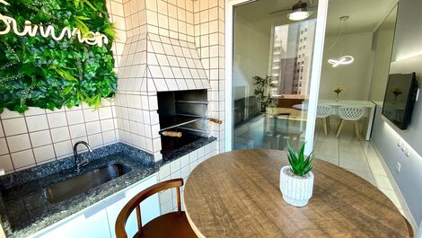 A403 - Apê Vista Mar, WiFi, SmartTV e Churrasqueira