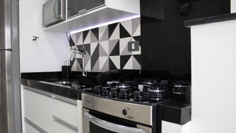 B002 - Apto Vista Mar c/ Sacada Gourmet | Piscina