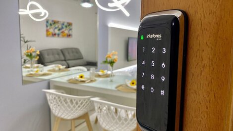 A403 - Apê Vista Mar, WiFi, SmartTV e Churrasqueira