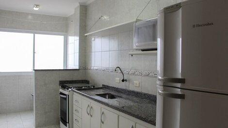 A008 - Frente al mar con barbacoa en el balcón -WHATSAPP (11) 98167-1362