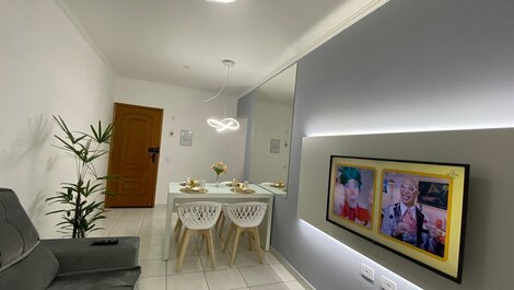 A403 - Apê Vista Mar, WiFi, SmartTV e Churrasqueira