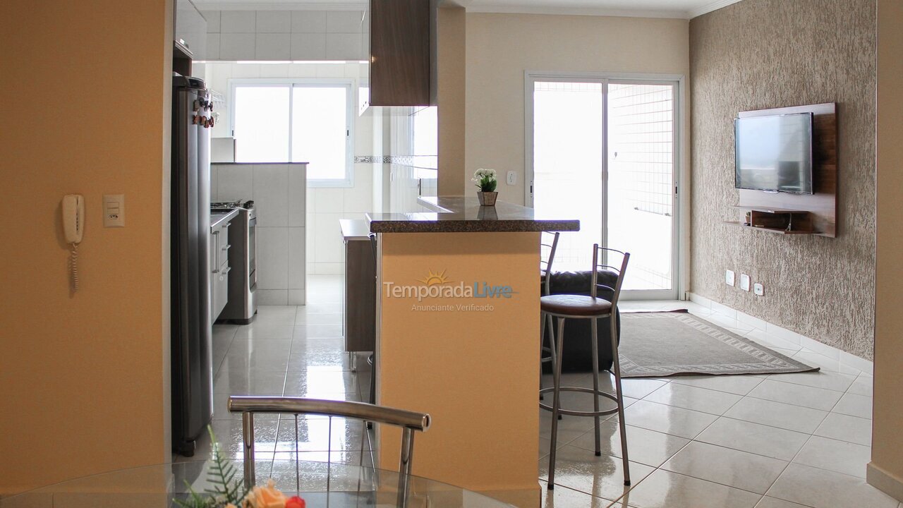 Apartamento para alquiler de vacaciones em Praia Grande (Aviação)