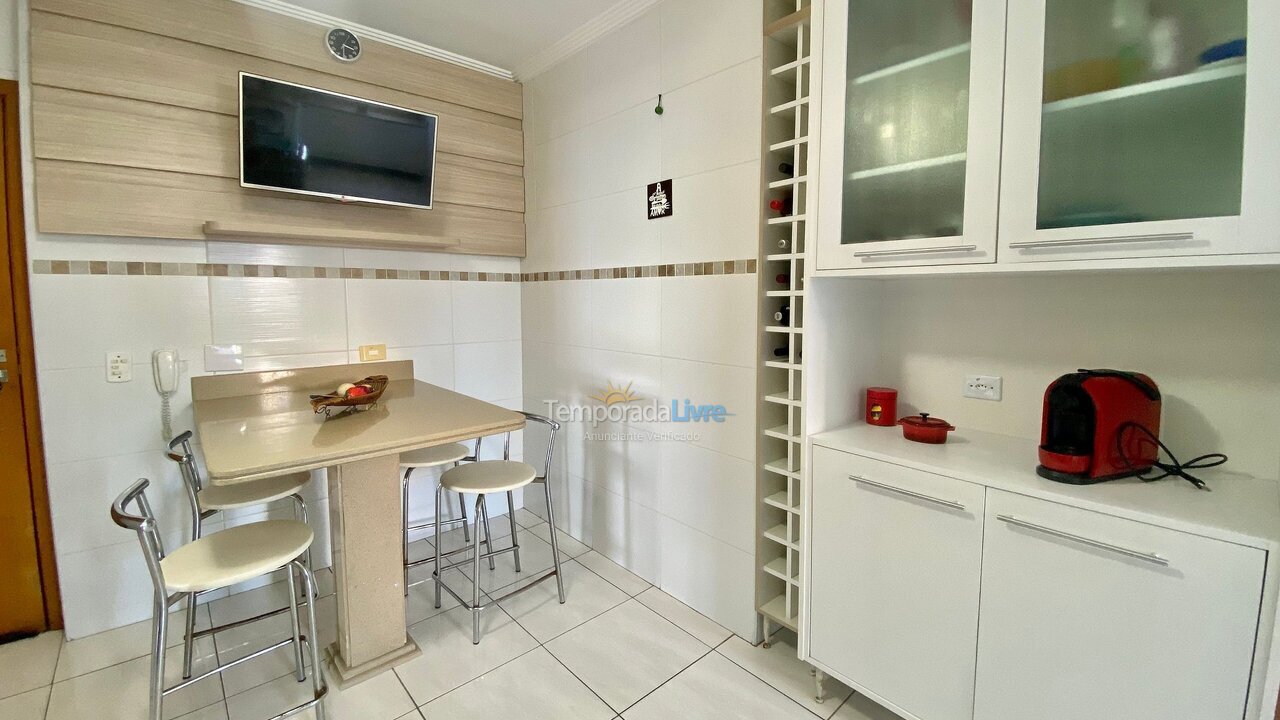 Apartment for vacation rental in Praia Grande (Boqueirão)