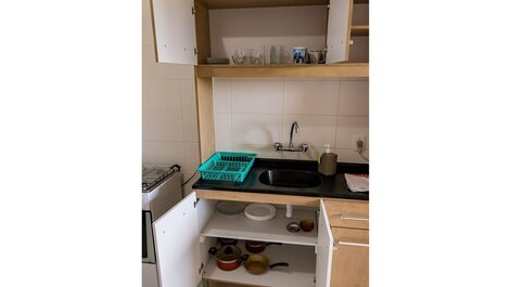 Apto 305 Aconchegante para Passeio ou Trabalho com Sacada