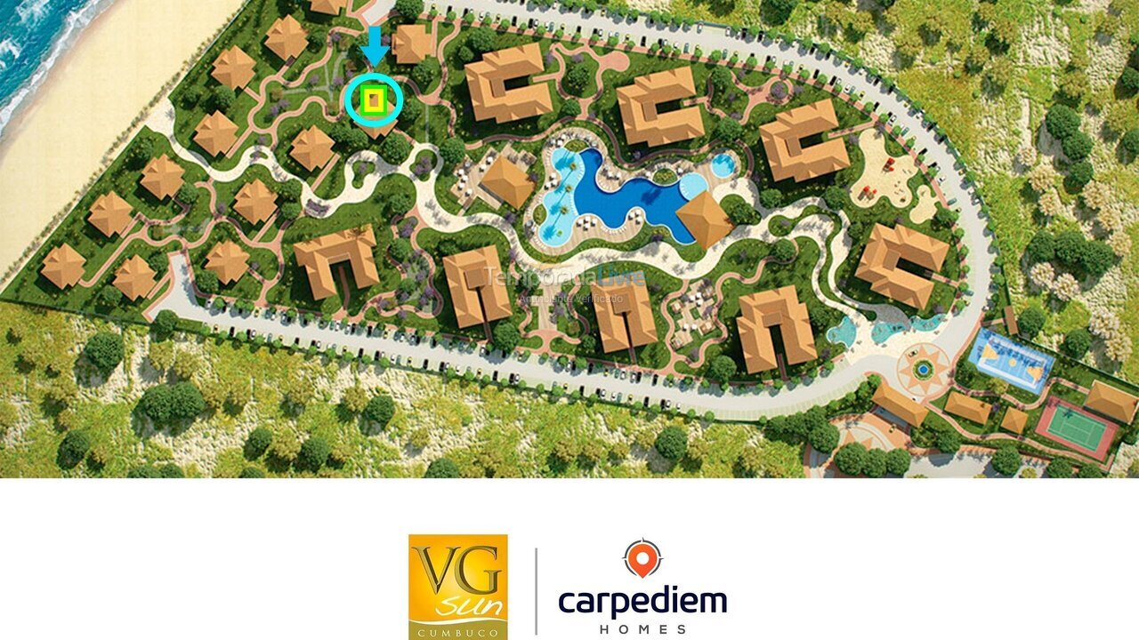 Apartment for vacation rental in Caucaia (Ce Praia de Cumbuco)