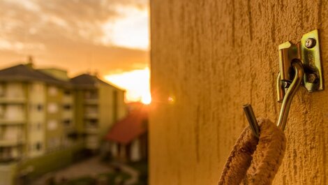 Apto 304 Aconchegante para Passeio ou Trabalho com Sacada