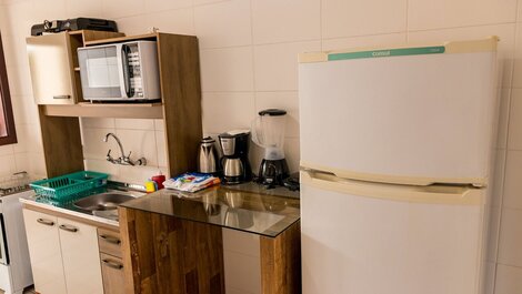 Apto 304 Aconchegante para Passeio ou Trabalho com Sacada