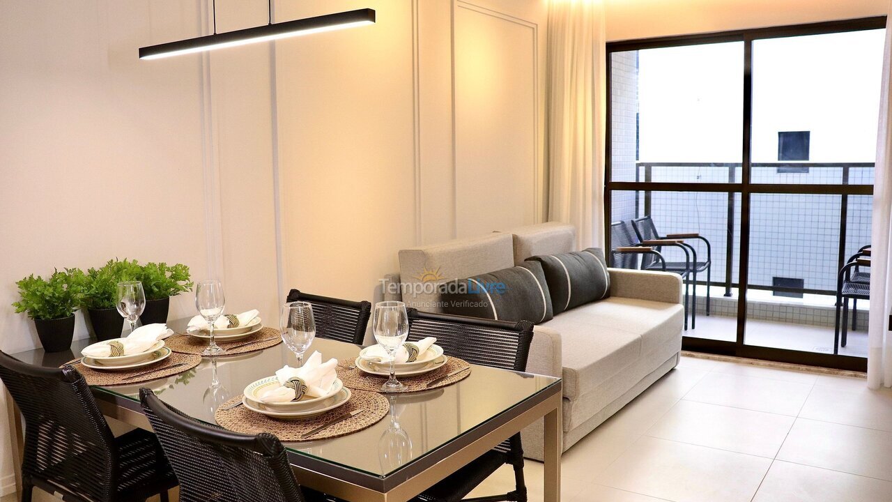 Apartamento para aluguel de temporada em João Pessoa (Pb Praia de Cabo Branco)