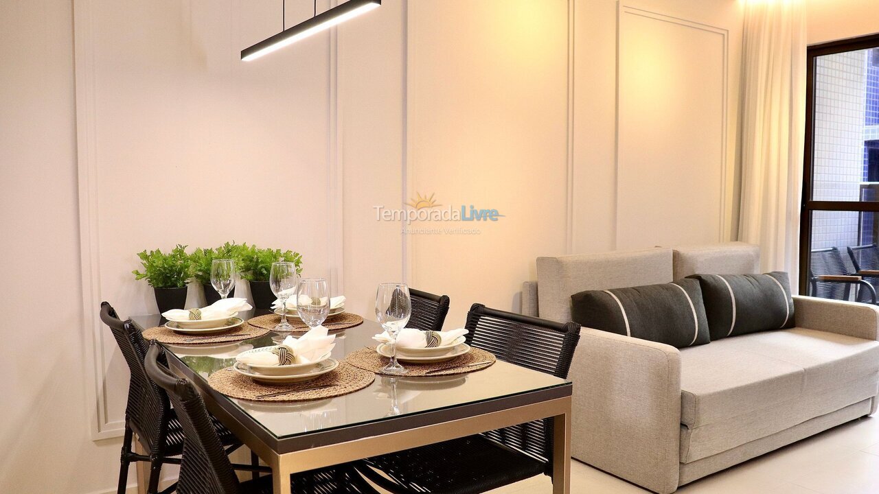 Apartamento para aluguel de temporada em João Pessoa (Pb Praia de Cabo Branco)