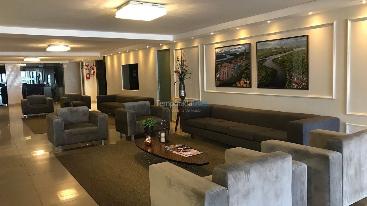 Apartamento para aluguel de temporada em João Pessoa (Cabo Branco)