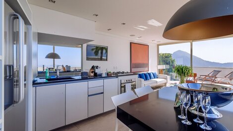 Cobertura com 3 quartos e com a melhor vista do Rio de Janeiro para...