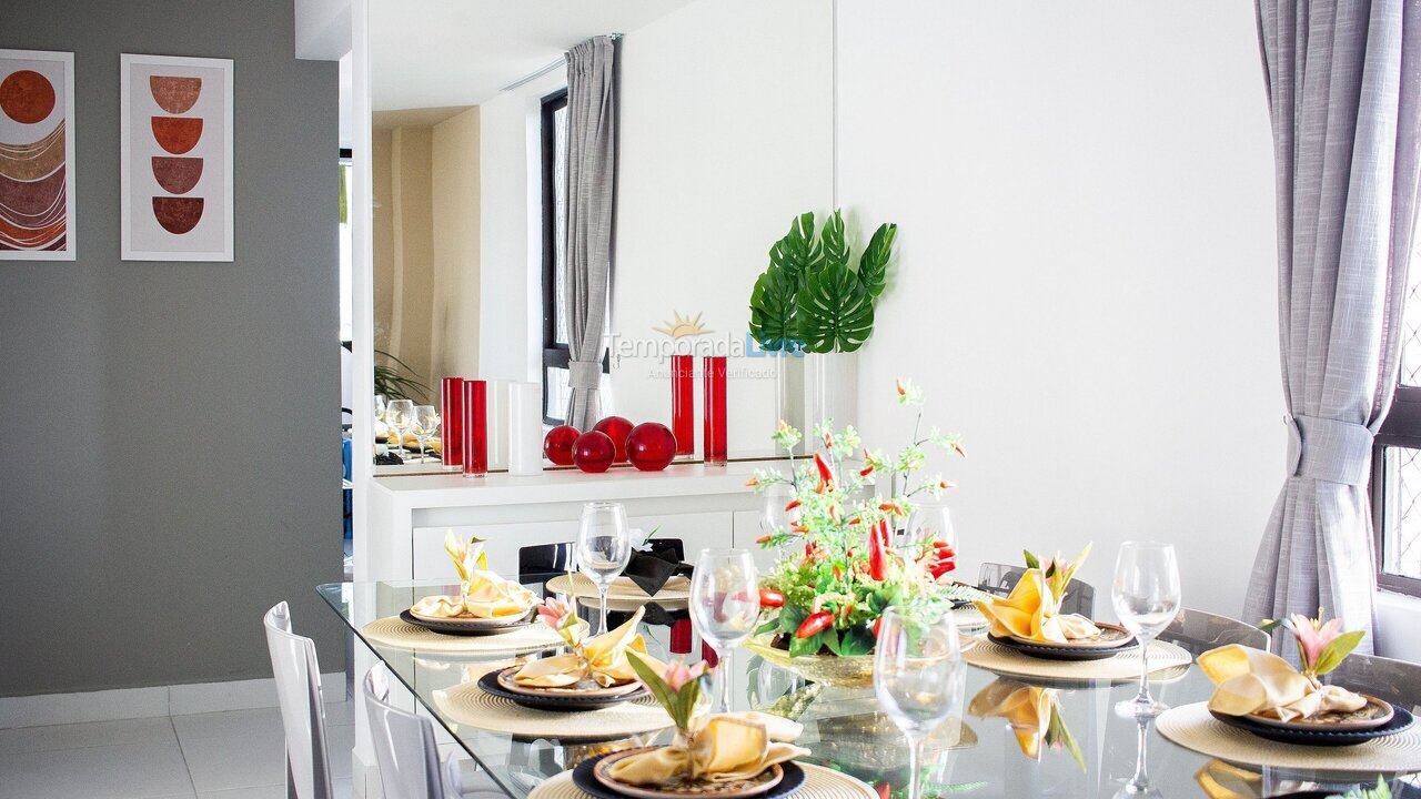 Apartamento para aluguel de temporada em João Pessoa (Pb Praia de Cabo Branco)