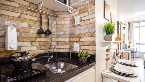 Estúdio charmoso e bem localizado