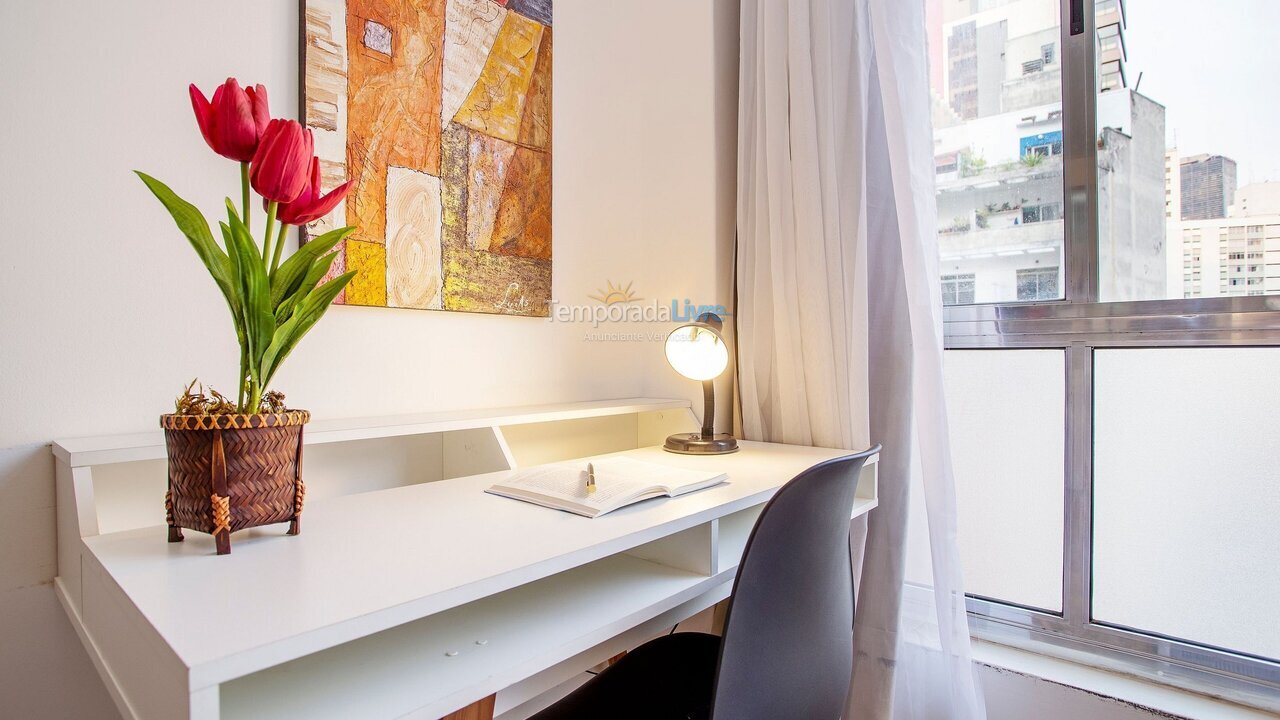 Apartamento para aluguel de temporada em São Paulo (Vila Buarque)
