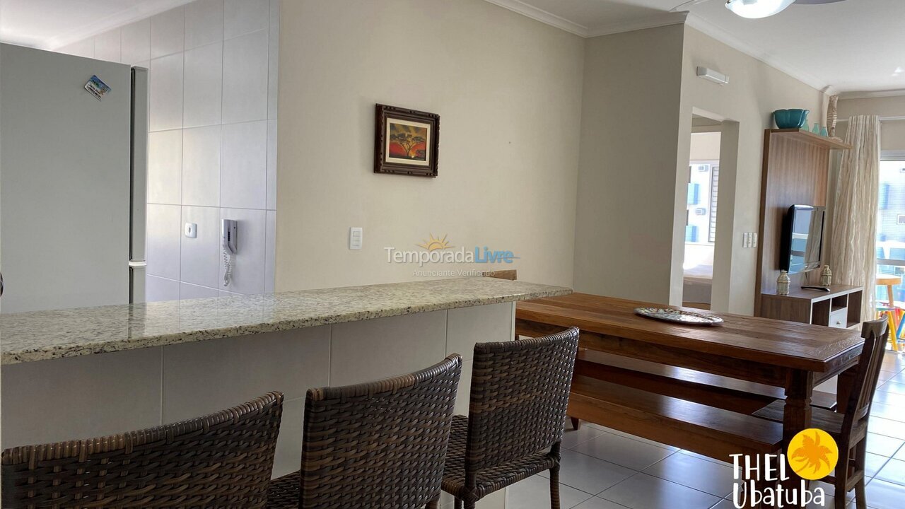 Apartamento para alquiler de vacaciones em Ubatuba (Praia Grande)