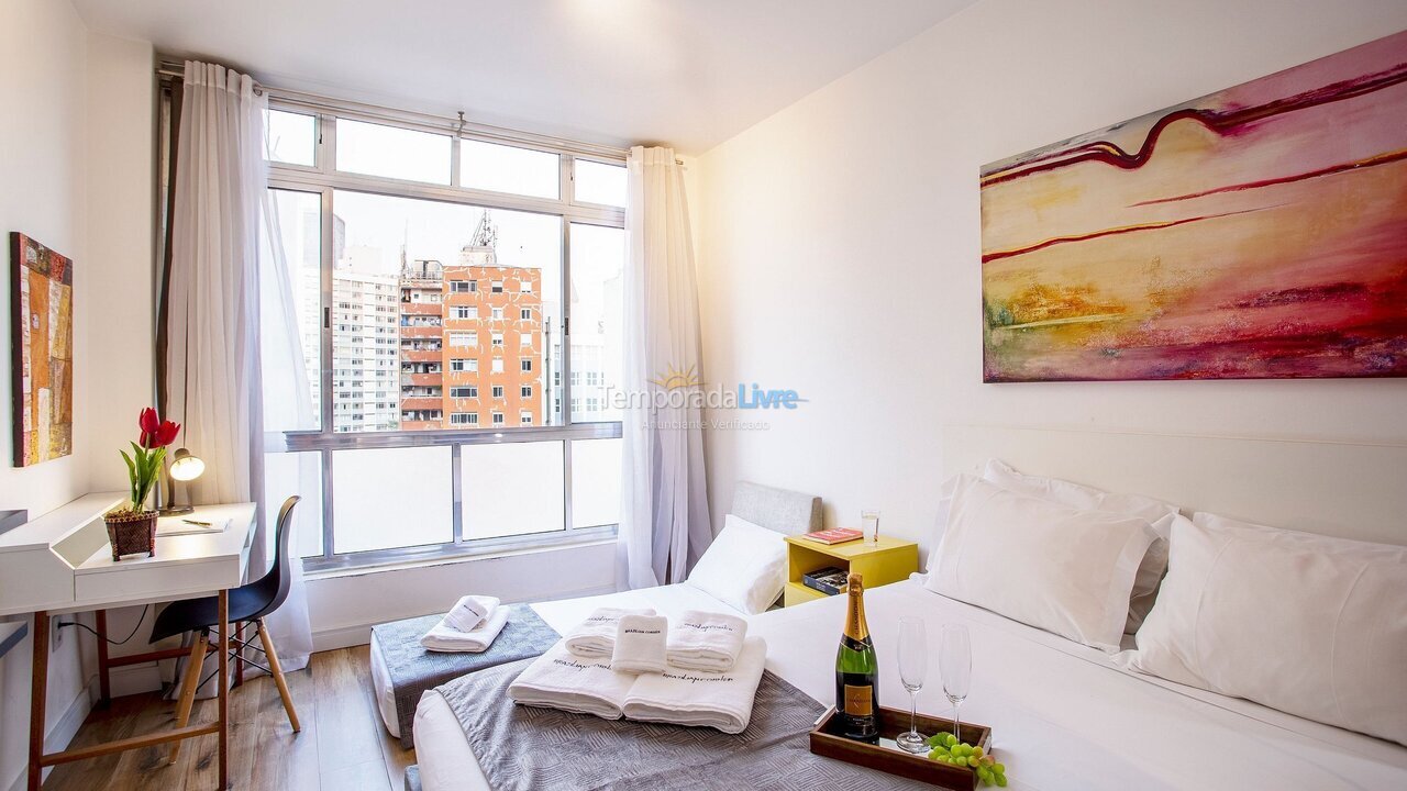 Apartamento para aluguel de temporada em São Paulo (Vila Buarque)