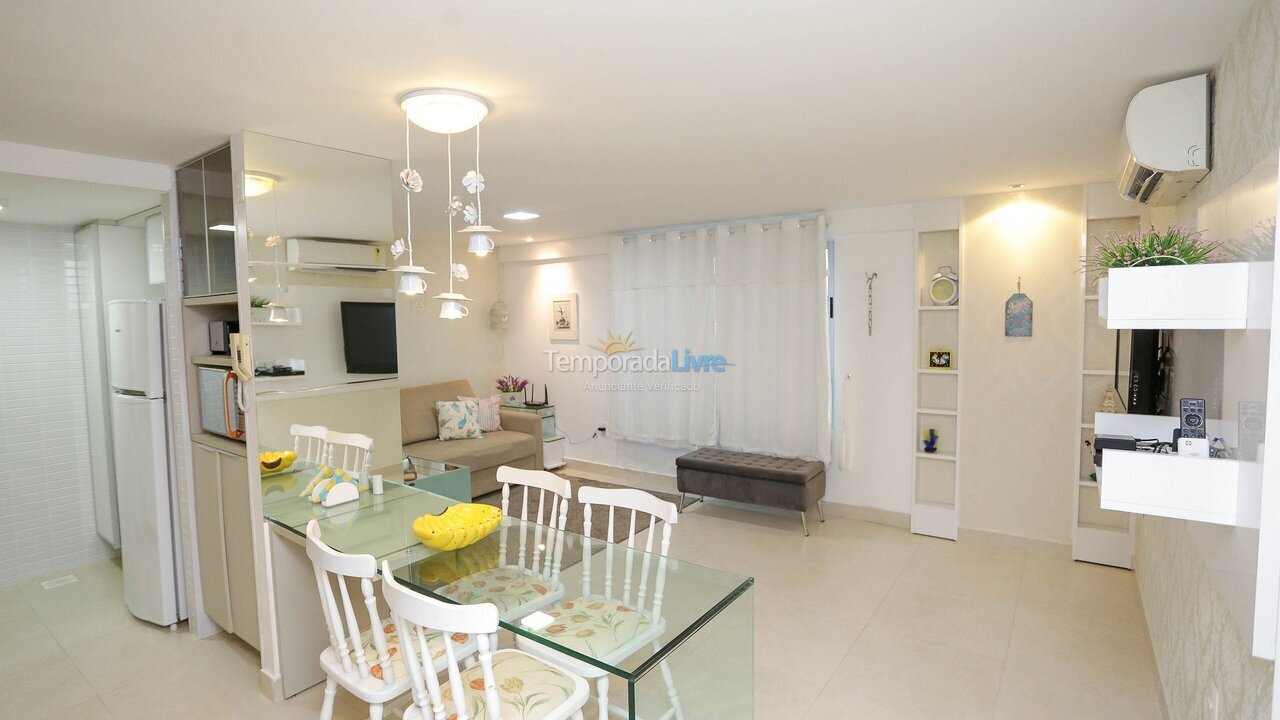 Apartamento para aluguel de temporada em João Pessoa (Pb Praia de Cabo Branco)