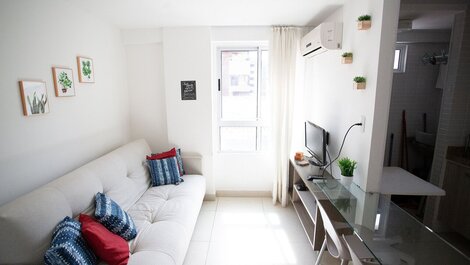 Carpediem - Practical apartment in Beira Mar de Cabo Branco