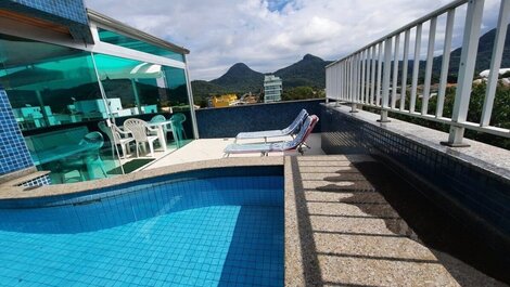 Linda Cobertura Piscina Privativa na Divina Caiobá