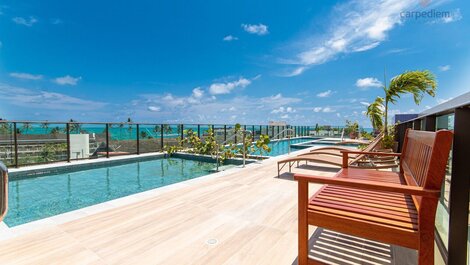 Flat Porto Blue #07 - Porto de Galinhas Center by Carpediem Homes