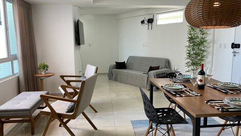 - Foot on the sand in Bessa, wifi with pool and sea views