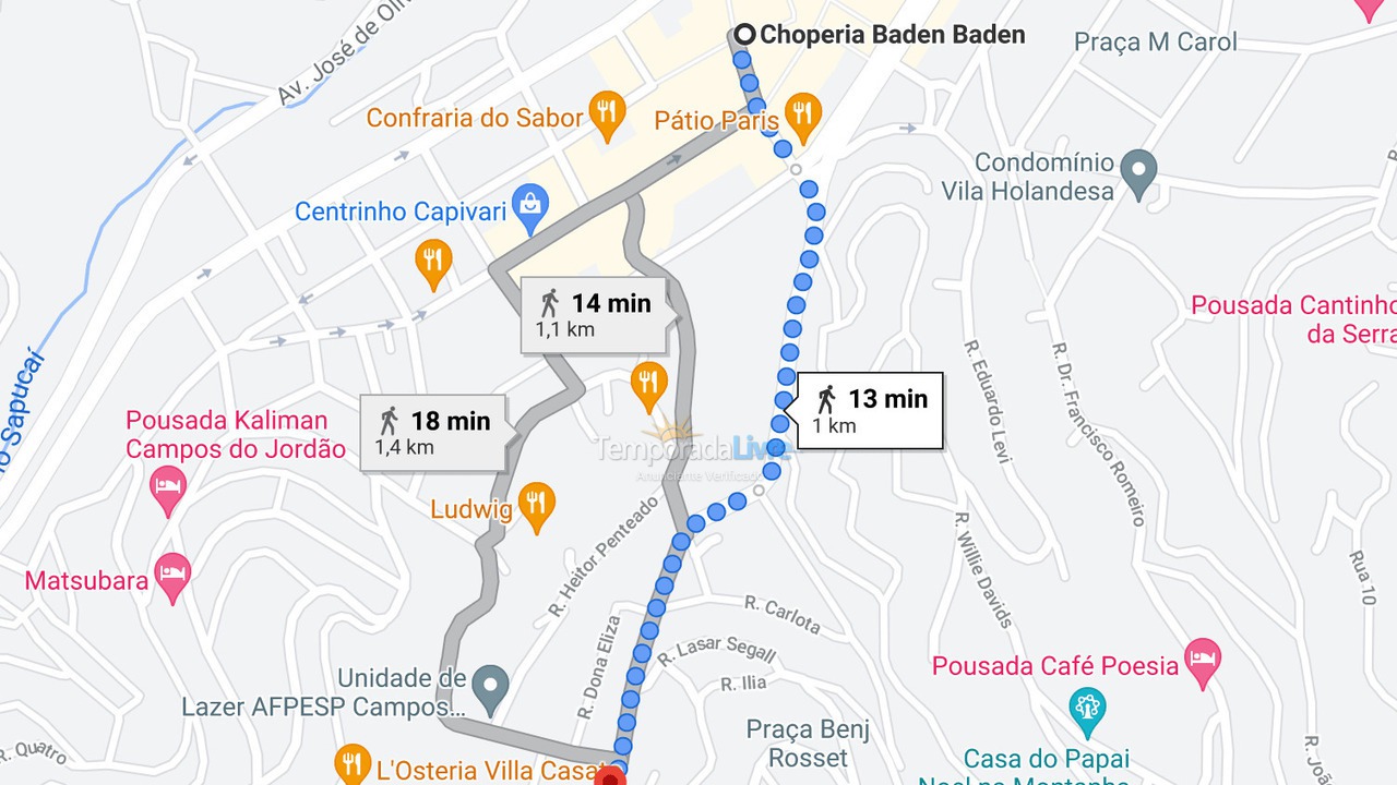 Apartamento para alquiler de vacaciones em Campos do Jordão (Capivari)