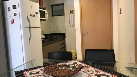 Charming flat in Tambaú with 02 bedrooms and balcony