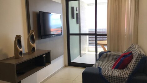 Charming flat in Tambaú with 02 bedrooms and balcony