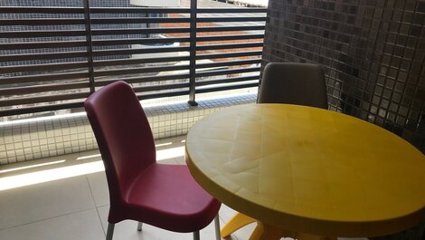 Charming flat in Tambaú with 02 bedrooms and balcony