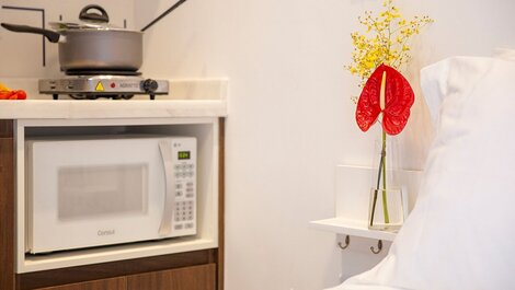 Studio Charmoso estilo Grego ótima localização 23