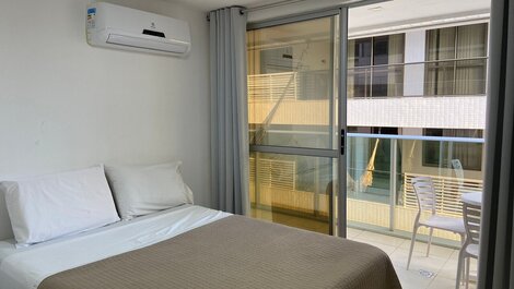 Apt completo con 02 habitaciones, pie en la arena