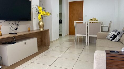 Apt completo con 02 habitaciones, pie en la arena